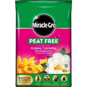 MIRACLE GRO PEAT FREE ERICACEOUS COMPOST 40ltr